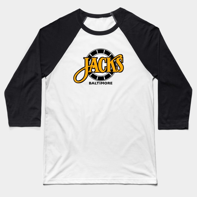 Classic Baltimore Skipjacks Hockey Baseball T-Shirt by LocalZonly